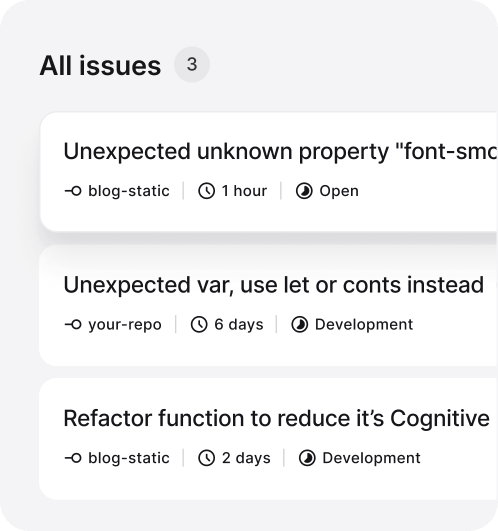 Code Quality Analysis
